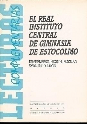 Cubierta de EL REAL INSTITUTO CENTRAL DE GIMNASIA DE ESTOCOLMO