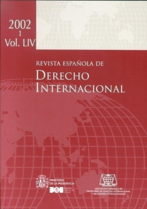Cubierta de REVISTA ESPAÑOLA DE DERECHO INTERNACIONAL 2002