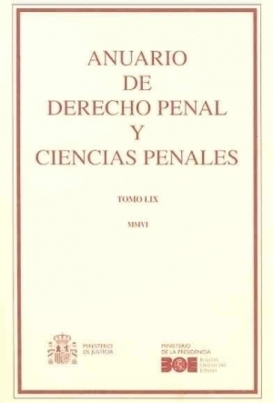 Cubierta de ANUARIO DE DERECHO PENAL Y CIENCIAS PENALES 2006