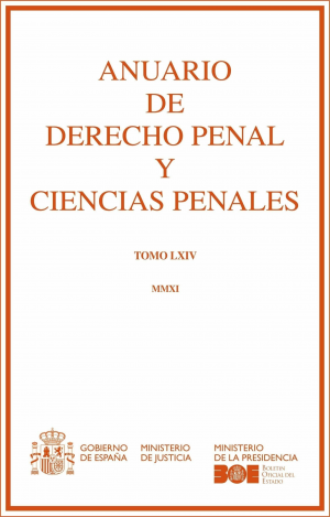 Cubierta de ANUARIO DE DERECHO PENAL Y CIENCIAS PENALES 2011
