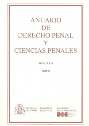 Cubierta de ANUARIO DE DERECHO PENAL Y CIENCIAS PENALES 2013