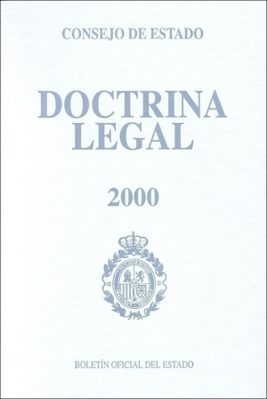 Cubierta de DOCTRINA LEGAL DEL CONSEJO DE ESTADO 2000