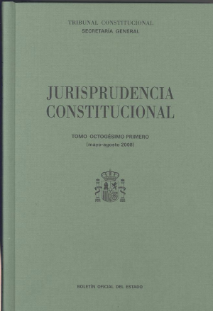 JURISPRUDENCIA CONSTITUCIONAL 2008