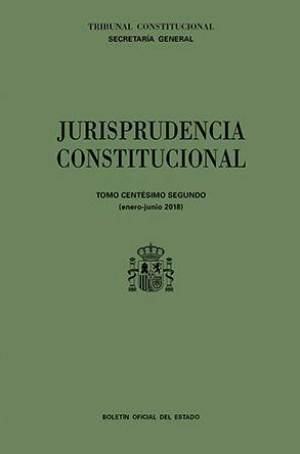 JURISPRUDENCIA CONSTITUCIONAL TOMO CII (ENERO-JUNIO 2018)
