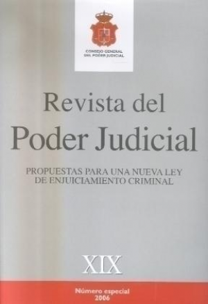 Cubierta de PROPUESTA PARA UNA NUEVA LEY DE ENJUICIAMIENTO CRIMINAL (REVISTA P.JUDICIAL XIX)