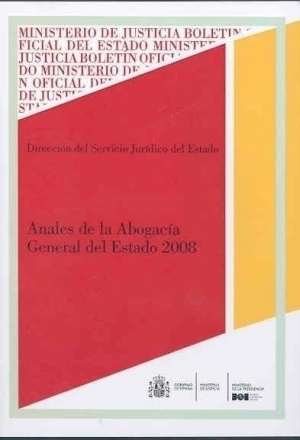 ANALES DE LA ABOGACÍA GENERAL DEL ESTADO 2008