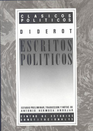 Cubierta de ESCRITOS POLITICOS DE DIDEROT (CP)