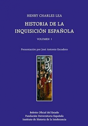 Cubierta de HISTORIA DE LA INQUISICIÓN ESPAÑOLA