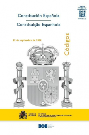 Cubierta de CONSTITUCIÓN ESPAÑOLA - CONSTITUIÇÃO ESPANHOLA