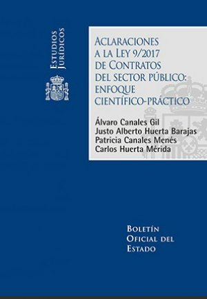 Cubierta de ACLARACIONES A LA LEY 9/2017 DE CONTRATOS DEL SECTOR PÚBLICO: ENFOQUE CIENTÍFICO-PRÁCTICO