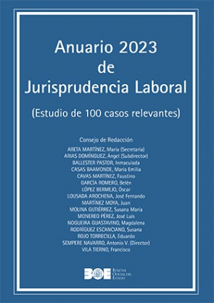 Cubierta de ANUARIO DE JURISPRUDENCIA LABORAL 2023