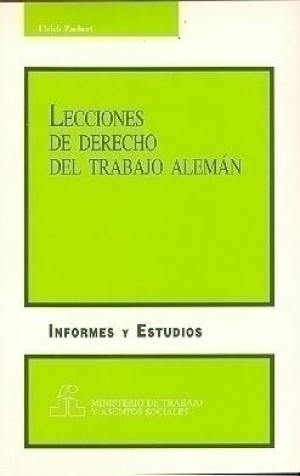 LECCIONES DE DERECHO DEL TRABAJO ALEMÁN