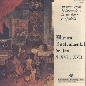 Cubierta de MÚSICA INSTRUMENTAL DE LOS S. XVI Y XVII