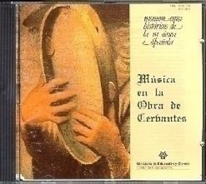 Cubierta de MÚSICA EN LA OBRA DE CERVANTES