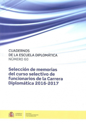 Cubierta de CUADERNOS DE LA ESCUELA DIPLOMATICA Nº 60