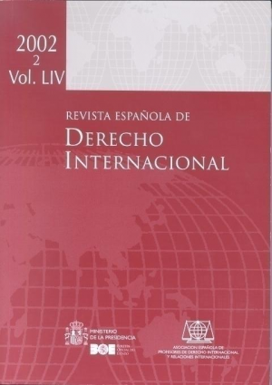 Cubierta de REVISTA ESPAÑOLA DE DERECHO INTERNACIONAL 2002