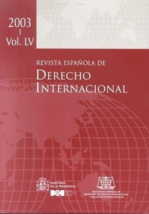 REVISTA ESPAÑOLA DE DERECHO INTERNACIONAL 2003