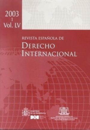 Cubierta de REVISTA ESPAÑOLA DE DERECHO INTERNACIONAL 2003