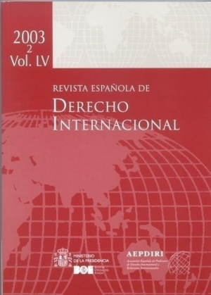 Cubierta de REVISTA ESPAÑOLA DE DERECHO INTERNACIONAL 2003