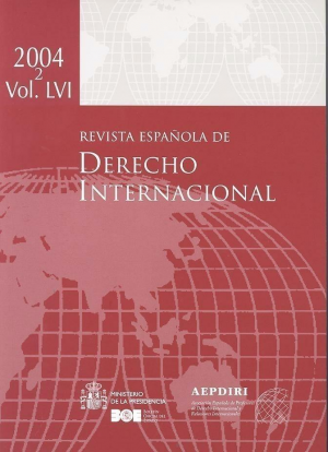 Cubierta de REVISTA ESPAÑOLA DE DERECHO INTERNACIONAL 2004