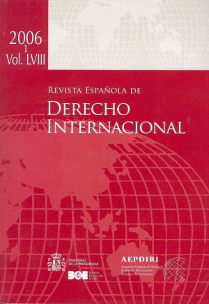 Cubierta de REVISTA ESPAÑOLA DE DERECHO INTERNACIONAL 2006