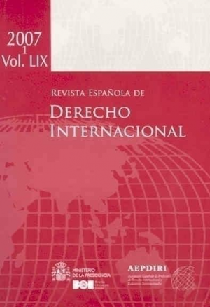 Cubierta de REVISTA ESPAÑOLA DE DERECHO INTERNACIONAL 2007