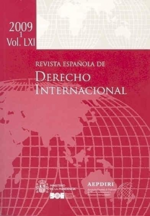 Cubierta de REVISTA ESPAÑOLA DE DERECHO INTERNACIONAL 2009