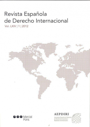 REVISTA ESPAÑOLA DE DERECHO INTERNACIONAL 2012