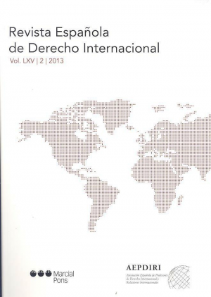 REVISTA ESPAÑOLA DE DERECHO INTERNACIONAL 2013