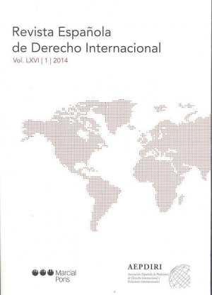 REVISTA ESPAÑOLA DE DERECHO INTERNACIONAL 2014