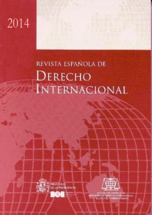 Cubierta de REVISTA ESPAÑOLA DE DERECHO INTERNACIONAL 2014