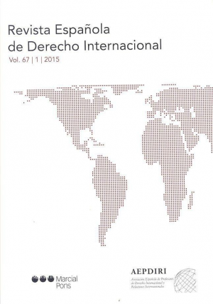 Cubierta de REVISTA ESPAÑOLA DE DERECHO INTERNACIONAL 2015