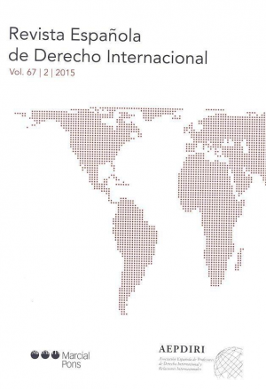 REVISTA ESPAÑOLA DE DERECHO INTERNACIONAL 2015