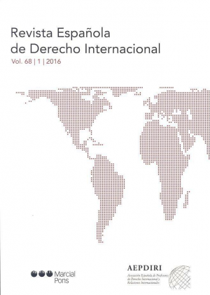 REVISTA ESPAÑOLA DE DERECHO INTERNACIONAL 2016