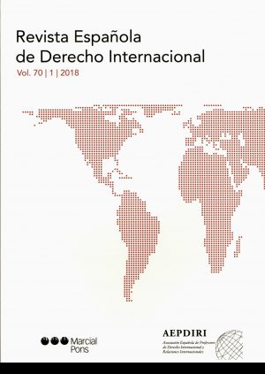 REVISTA ESPAÑOLA DE DERECHO INTERNACIONAL 2018