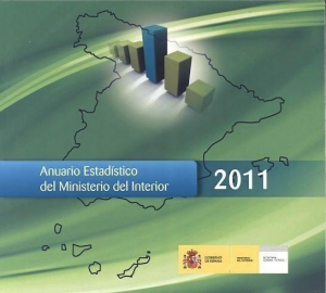 Cubierta de ANUARIO ESTADÍSTICO DEL MINISTERIO DEL INTERIOR 2011