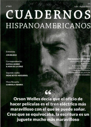 Cubierta de CUADERNOS HISPANOAMERICANOS Nº 865 JULIO-AGOSTO 2022