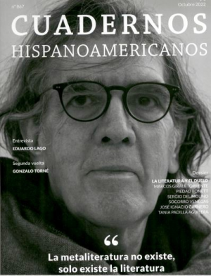 Cubierta de CUADERNOS HISPANOAMERICANOS Nº 867 OCTUBRE 2022