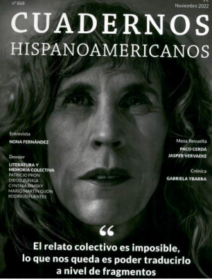 Cubierta de CUADERNOS HISPANOAMERICANOS Nº 868 NOVIEMBRE 2022