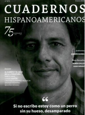 Cubierta de CUADERNOS HISPANOAMERICANOS Nº 870 ENERO 2023