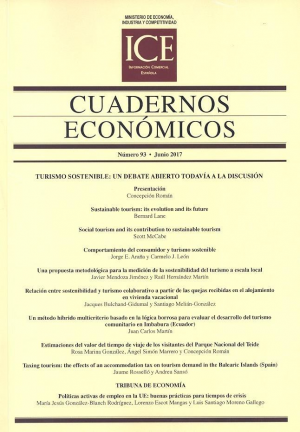 CUADERNOS ECONOMICOS DE ICE NUMERO 93. JUNIO 2017