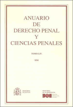 ANUARIO DE DERECHO PENAL Y CIENCIAS PENALES 2001