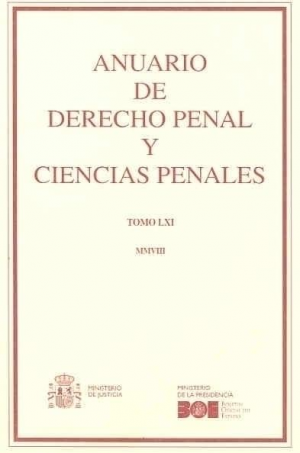 ANUARIO DE DERECHO PENAL Y CIENCIAS PENALES 2008