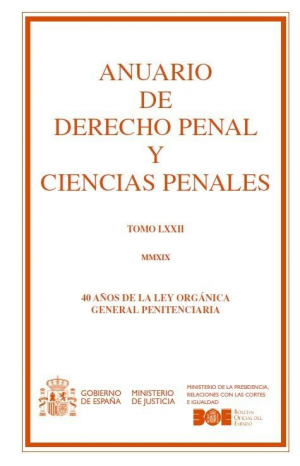 ANUARIO DE DERECHO PENAL Y CIENCIAS PENALES 2019
