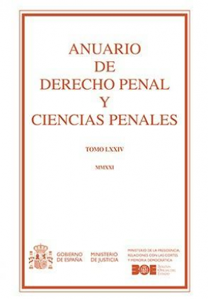 Cubierta de ANUARIO DE DERECHO PENAL Y CIENCIAS PENALES 2021