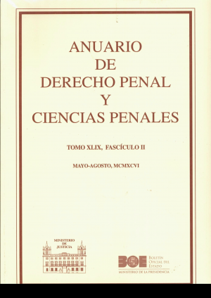 ANUARIO DE DERECHO PENAL Y CIENCIAS PENALES 1996