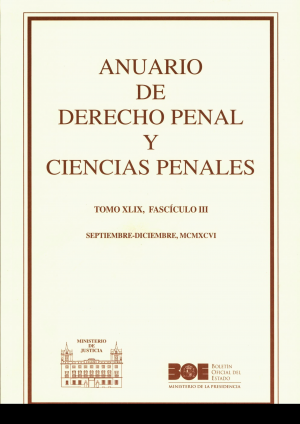 ANUARIO DE DERECHO PENAL Y CIENCIAS PENALES 1996