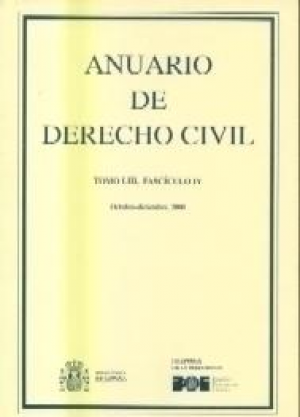 ANUARIO DE DERECHO CIVIL 2000