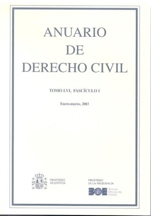 ANUARIO DE DERECHO CIVIL 2003