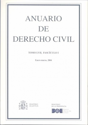 ANUARIO DE DERECHO CIVIL 2004